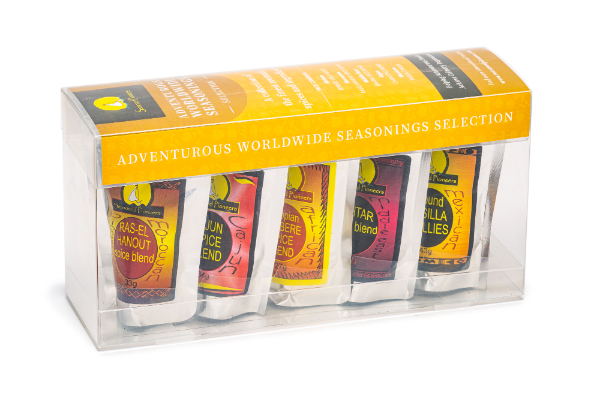 Seasoned Pioneers Adventurous Worldwide spice Gift box