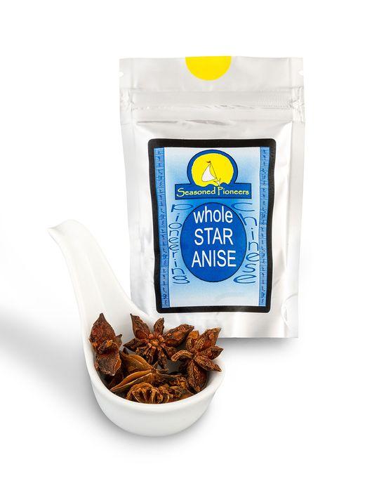 Hatton Hill Whole Star Anise 50g - Aromatic Spice For Asian Cooking, Baking & Teas