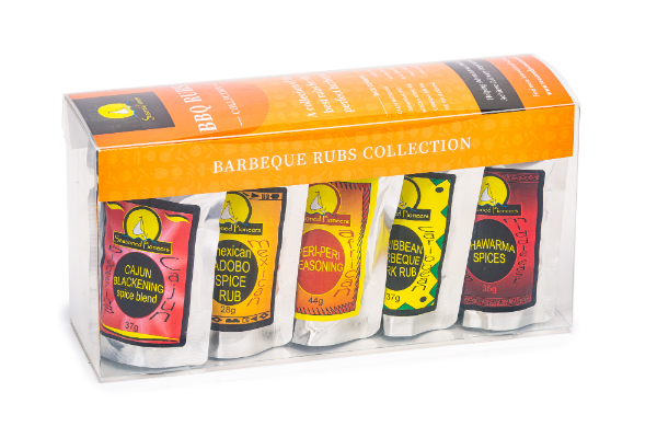 Seasoned Pioneers barbeque rub spice gift collection
