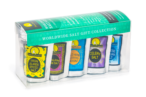 Seasoned Pioneers worldwide salt gift set